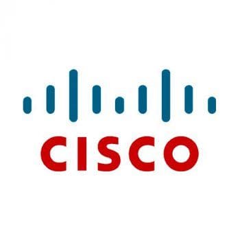 A red and blue logo for cisco
