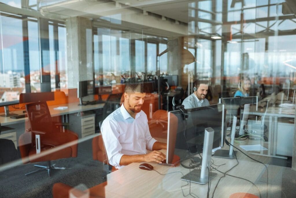 clients working